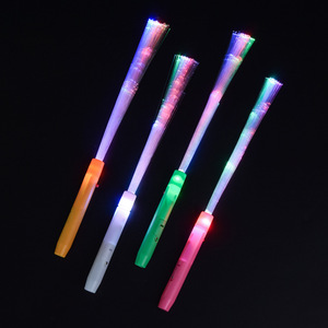 Bâton lumineux à fibres optiques LED clignotant, multicolore, <span class=keywords><strong>jouet</strong></span> lumineux pour Noël, concerts, fêtes et cadeaux - Product Image 3