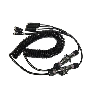 <span class=keywords><strong>สาย</strong></span>เคเบิลซูซี่แบบกันน้ำ IP68 7 ขา สำหรับงานหนัก - <span class=keywords><strong>สาย</strong></span>ไฟแบบขดเกลียวสำหรับรถบรรทุกและรถพ่วง <span class=keywords><strong>12V</strong></span>/24V พร้อมขั้วต่อแบบ 4P Aviation - Product Image 1