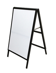 Custom Logo Card <strong>Board</strong> Stand Poster Metal <strong>Display</strong> Advertising Floor Standing Sign Holder <strong>Display</strong> Rack - Product Image 1