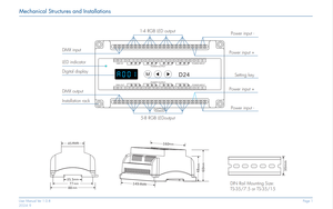 SKYDANCE 24 Channel 3A 12-24VDC Constant Voltage <strong>DMX512</strong> <strong>Decoder</strong> <strong>DMX512</strong> RDM <strong>Decoder</strong> for Stage Lights D24 - Product Image 3