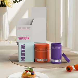 Pot en plastique premium sans BPA de 150g et 250g avec couvercle à vis hermétique pour aliments pour bébés, nutrition biologique, conception Health First - Product Image 1