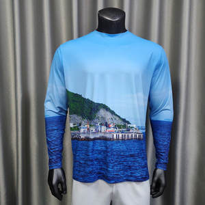 Camiseta de Manga Larga para Hombre con Protección UV UPF 50+, de Secado Rápido y Transpirable, para Trabajo, Equipo, Pesca, Gimnasio y Entrenamiento - Product Image 2
