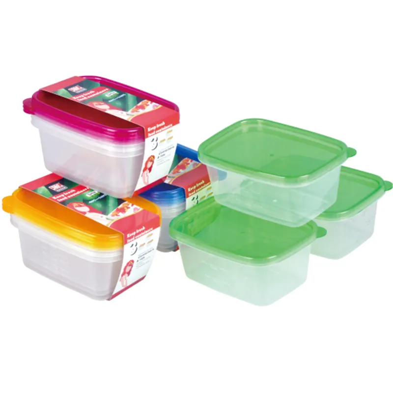 Igluu Meal Prep Containers 3Pcs Set PP Food Storage Container Salad & Fruit Box mit Airtight Lids