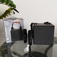 Juego de Karaoke para el hogar todo en uno Sistema de altavoces inalámbricos Nuevo micrófono para uso en Teatro Cantar Tarjeta de memoria para el hogar Reproductor de audio