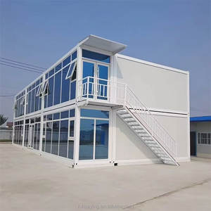 Precios Perfectos, Oficina Modular Prefabricada Portátil Personalizable de 20 pies y 40 pies, Hoteles, Villas, Casa Contenedor con Panel Sándwich de Acero - Product Image 2