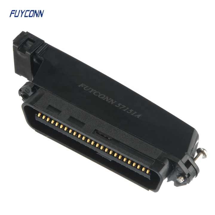 50pin RJ21 Connector Kit - Telco I/O Male PLUG 90 Degree