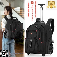 Sac à dos à roulettes grande capacité pour lycéens et jeunes voyageurs, idéal pour ordinateur portable – Vente en gros fabricant