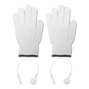 Guantes Conductivos de Fibra Plateada para Terapia Bioeléctrica de Manos, Fitness, Masaje y Rehabilitación - Product Image 4