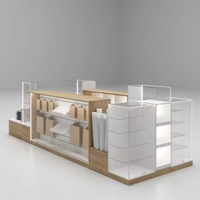 M2 Display Store Design Modern Bag Kiosk Boutique Cosmetics Display Counter Toy Mall Kiosk Shop Design Perfume Kiosk Design