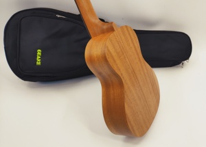 Ukelele soprano profesional de 23 pulgadas, instrumento de caoba con kit de iniciación de cuerda de nailon para principiantes, Geake U5 Hawaiian Ukalalee - Product Image 3