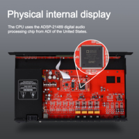 Sistem Manajemen Speaker Audio Profesional ADSP 4 8 Saluran 192kHz Laju Pengambilan Sampel Prosesor Audio Digital DSP FIR Terintegrasi