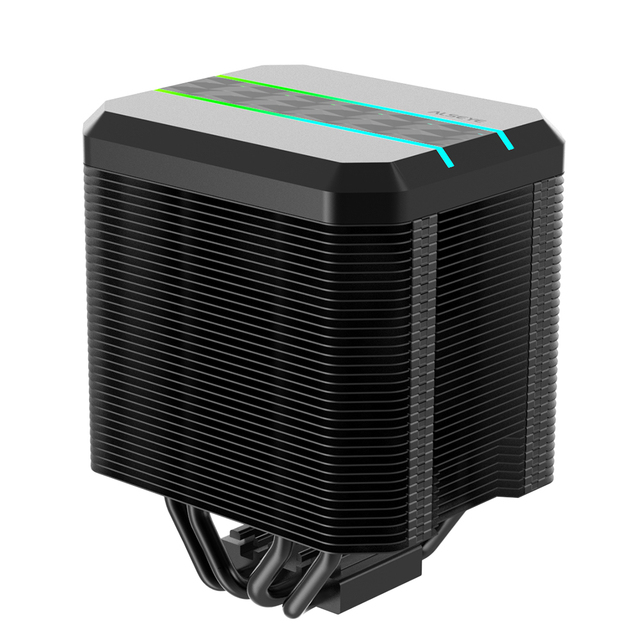 ALSEYE M90 Heatpipe CPU Cooler with High Performance Fan and ARGB Lighting on Top Cover