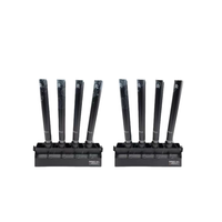 Canon à poudre à confettis électronique à 4 têtes, quatre tubes télécommandés pour la révélation du sexe des graduations en plein air Diwali Thanksgiving