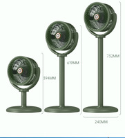Ventilateur portable solaire rechargeable, double mode, utilisation sur table ou au sol, lumière LED nocturne, charge d'urgence, ventilateur de camping extérieur