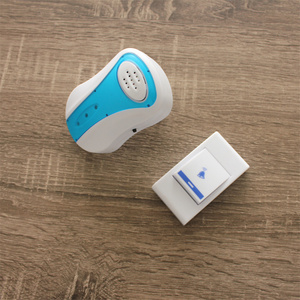 Sonnette de porte sans fil moderne à 32 sonneries, utilisation domestique, portée de 100 m, télécommande, alimentation par batterie, prise secteur, numérique, filaire, appartements - Product Image 5