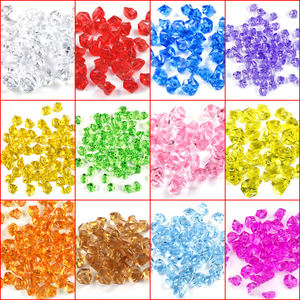 Venta al por Mayor DD1546 Mini Bloques de Hielo Reutilizables de 10 Piezas, Simulación de Piedra, Acrílico Transparente, Cristal de Color, Cubos de Hielo de Plástico de Congelación Rápida - Product Image 4