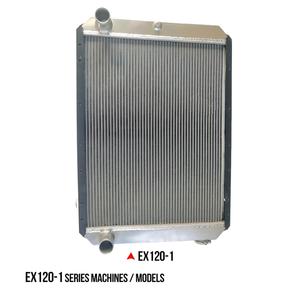 Núcleo de Radiador y Tanque de Agua 4206094 para Excavadora Hitachi EX120-1 EX120, Enfriamiento Hidráulico del Motor, Reemplazo de Cobre y Aluminio - Product Image 1