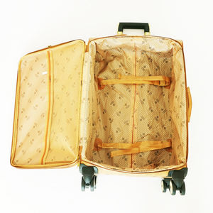 Pvc Lederen Zachte 5 Stks Spinner Reiskoffer Set Met Kosmetische Hoes Pu Huid 4 Wielen 3 Stuks Bruiloft Bagagekoffers - Product Image 6