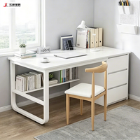 Bureau d'ordinateur en bois moderne, prix d'usine JIUSHUN, vente en gros, mobilier de bureau à domicile