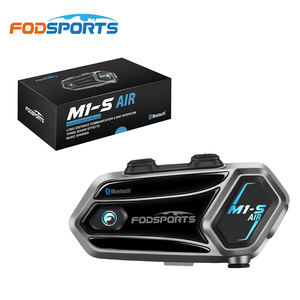Fodsports M1-S AIR 1000m 4-6 pengendara, helm bluetooth dupleks penuh, aksesori sepeda motor bluetooth interkom - Product Image 1