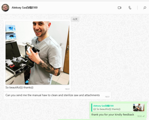 Strumento medico chirurgico traumatologia sistema 6 sierra a quirurgica taladro quirurgico attaccamento broca ortopedica stryker - Product Image 5