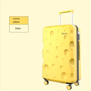 可爱圆点设计电脑硬面行李箱ABS拉杆箱电脑带旋转轮行李箱行李箱