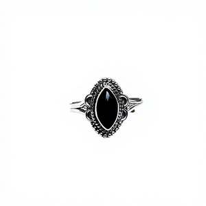 Hermosos Anillos Artesanales de Piedra Natural y Gema en Plata 925 para Ella - Fábrica de Joyería de Plata al por Mayor de la India - Product Image 5