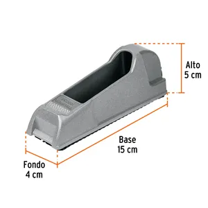 Maestro con 24 unità raspa spazzola per pareti in gesso, 6 ', Truper - Product Image 1
