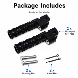 Reposapiés CNC para Motocicleta, Pedales para <span class=keywords><strong>Honda</strong></span> VTR250 VFR800R VFR1200X VFR1200F CB400F CB400SF CBR600RR CBR1000RR - Product Image 5