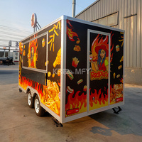 Camion de restauration mobile entièrement équipé pour la vente de snacks, pizzas, churros et produits de boulangerie, en Espagne