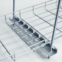 Plateau de câblage en treillis métallique en acier inoxydable 304 pour la gestion industrielle des câbles, la construction et la pose de câbles, les usines agroalimentaires et les salles blanches