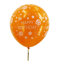 Ballons en latex de haute qualité imprimés avec des cœurs de bonbons de dessins animés pour fête d'anniversaire, sans nitrosamine, en caoutchouc naturel