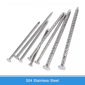 0.5 "0.8" 1 "1.2" 1.5 "2" 2.5 "3" 3.5 "4" A2-70 אינץ '304 נירוסטה ראש פלדה שטוח נירוסטה מסמר לבנים קיר מלט עץ קיר מלט - Product Image 3