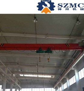 LDE impianto di produzione telecomandato fune elettrica monotrave doppio paranco carroponte - Product Image 5