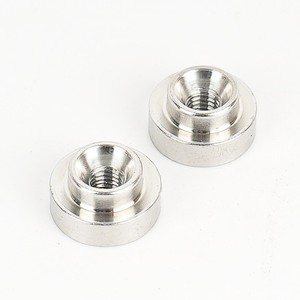 Écrous à épaule non standard en acier inoxydable 304 usinés sur tour CNC, sur mesure - Product Image 1