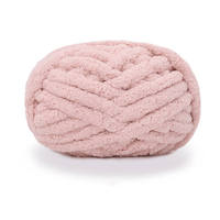 Fil chenille épais 100% polyester, 220g, 25m, pour couverture