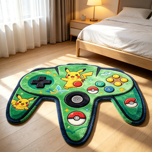 Alfombra con Forma <span class=keywords><strong>de</strong></span> Control <span class=keywords><strong>de</strong></span> Juego <span class=keywords><strong>de</strong></span> Pokemon <span class=keywords><strong>Pikachu</strong></span>, Decoración para Sala <span class=keywords><strong>de</strong></span> Estar y Dormitorio, Alfombra <span class=keywords><strong>de</strong></span> Anime Personalizada <span class=keywords><strong>de</strong></span> Lujo, Alfombra Impresa con Diseño <span class=keywords><strong>de</strong></span> Gamepad - Product Image 3