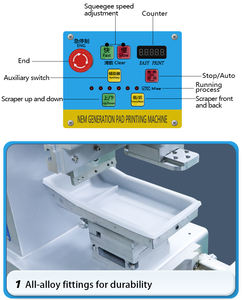 4 Color Shuttle <strong>Pad</strong> <strong>Printing</strong> Machine Semi-Automatic Tampografia Ink Cup Printer Gravure <strong>Plate</strong> New Condition Featuring Engine - Product Image 5