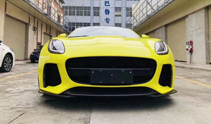 Kit de Carrocería de Fibra de Carbono Estilo SVR para F-Type, con Parachoques Mejorado, Faldones Laterales, Difusor, Alerón, Capó, Autoadhesivo, Nuevo - Product Image 2
