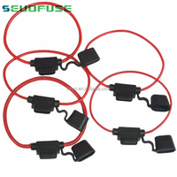 Porte-fusible étanche 14AWG à lame standard en ligne, adaptateur de fusible, vente directe usine