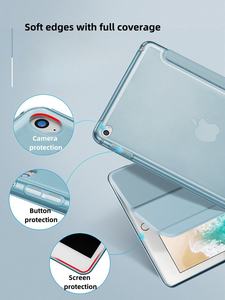 Fundas y estuches para tabletas, funda transparente de piel sintética para <span class=keywords><strong>iPad</strong></span> <span class=keywords><strong>Mini</strong></span> 5 y iPhone, funda protectora de TPU <span class=keywords><strong>compatible</strong></span> <span class=keywords><strong>con</strong></span> marcas <span class=keywords><strong>Apple</strong></span> - Product Image 4