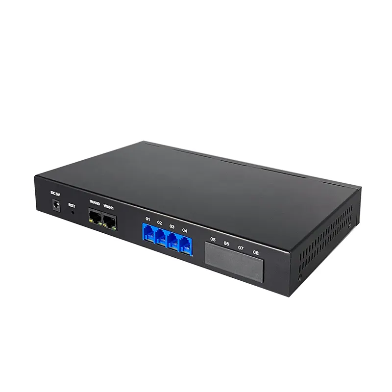 Low cost voip fxo fxs intercom ip pbx telephone exchange system PX400 with voip gateway for office and call center