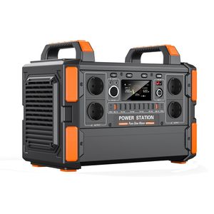 Générateur de camping extérieur à batterie UPS grande capacité 220V, station d'alimentation portable solaire Lifepo4 1000W - Product Image 1