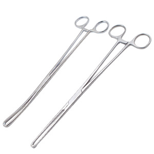 Pinzas Quirúrgicas Veterinarias Plum Medical de 26 cm, de Acero Inoxidable Reutilizables, Juego de Instrumentos para Pinzar Tejidos Caninos - Product Image 1