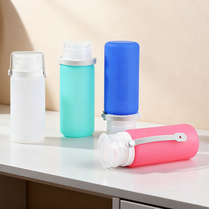 Travel Refill Bottles 89ml Food Grade Silicone Leak Proof For <b>Shampoo</b> Body Wash Facial Cleanser - Product Image 1