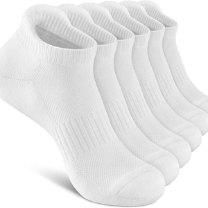 Ankle Custom Football Athletic Running <b>Socks</b> Cushioned Breathable Low Cut Sports Tab for Youth Men and Women 100% Polyester - Product Image 5