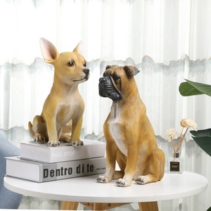 Escultura de Perro de Resina SE7ART, Simulación de <span class=keywords><strong>Doberman</strong></span>, Regalo Empresarial, Arte para Interiores, Sala de Estar/Entrada, Manualidades de <span class=keywords><strong>Pug</strong></span> y Chihuahua - Product Image 5
