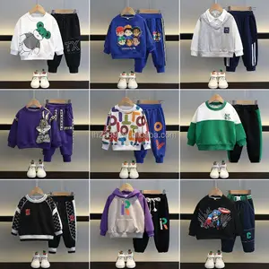 Boys' Autumn Set 2024 New Children's Clothing Two sets of handsome sweaters for European and American boys and children
