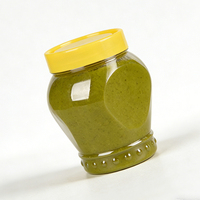 Bouteille en PET écologique transparente ronde pour boissons