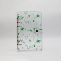 Étudiant Voyage Soft Shell Binder Six-Hole Multi-Color Transparent PVC Livre à feuilles mobiles Simple Loose-Leaf Soft Shell Carte de crédit